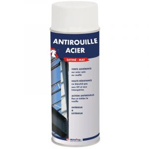 Antirouille Acier - Metaltop - Gris fen&ecirc;tre - RAL 7040 - Bombe 400mL