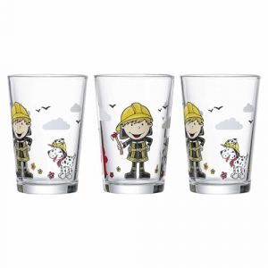 Ritzenhoff & Breker Feuerwehrmann Bernie Kindergl&auml;ser 3er Set Gl&auml;ser 3 ct (24.99 &euro; / 1 ct)