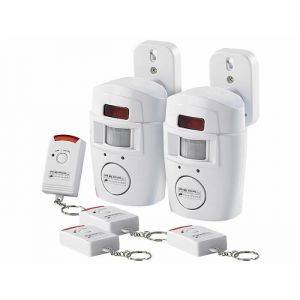 Visortech Syst&egrave;me dalarme avec d&eacute;tecteur de mouvement PIR - Classique - Simple dutilisation - Efficace