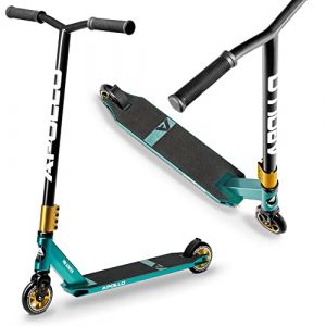 Apollo Trottinette Freestyle Star Pro – Trottinette Trick Enfant – Menthe/Or