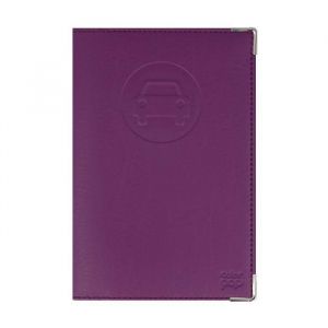 Porte-papiers voiture ancien permis + carte grise – PVC Violet – Format 15 × 10 cm – Made in France – Color Pop