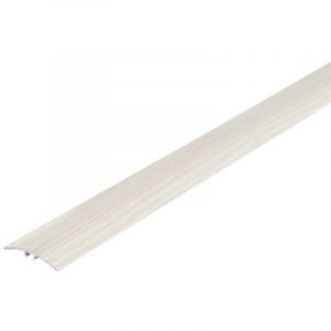 Cezar Barre de seuil en aluminium 37 X 1860 mm Blanc