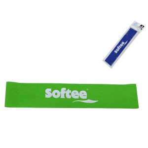 Softee Resistance Rubber Fitness Band Extra-strong 25 x 5 cm Green