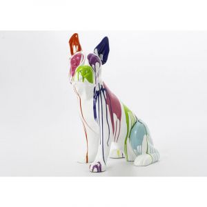 Amadeus Bulldog français assis trash blanc M - Blanc
