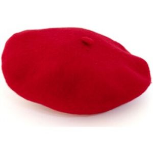 Kebello Béret en laine - Femme - Bordeaux - Taille unique - 30% Laine - 70% Viscose