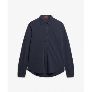 Superdry Shirt Vintage Destroy Pique Sailing Navy Bleu Bleu foncé taille XXL