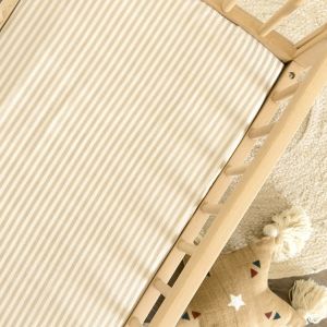 Kadolis Drap housse berceau Percale de Coton Bio ray&eacute;