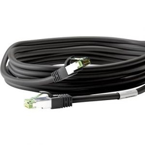 Goobay C&acirc;ble RJ45 Cat 8.1 S/FTP 15 m (Noir)