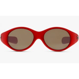 Demetz Lunettes de soleil ovale en plastique DJA001013 13 ROUGE