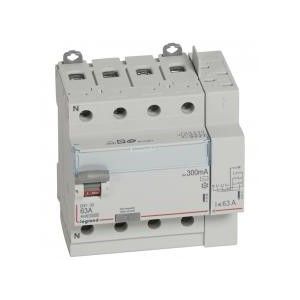 Legrand Interrupteur différentiel DX³-ID vis/auto - 4P 400V~ 63A type AC 300mA - 5 modules