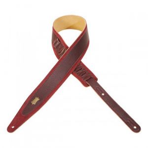 Levys MS317CO SANGLE CUIR BURGUNDY