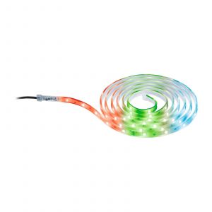 Paulmann 78891 LED Strips SimpLED Outdoor 3m IP65 24LEDs/m RGB INCL. 1x8,5W gradable Bande Lumineuse Transparent Plastique, Matière, 8.5 W
