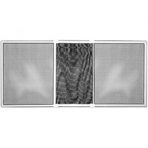 Schellenberg 50812 Moustiquaire fenetre coulissante Insectstop Slide avec cadre en aluminium ajustable extensible max. 193 x 75 cm, blanc