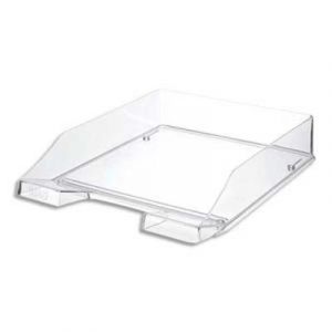 Visiodirect Lot de 5 Corbeilles à courrier, cristal