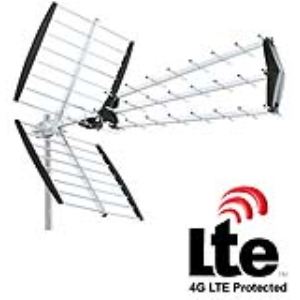 K&ouml;nig ANT-UHF51L-KN - Antenne ext&eacute;rieure UHF avec filtre LTE