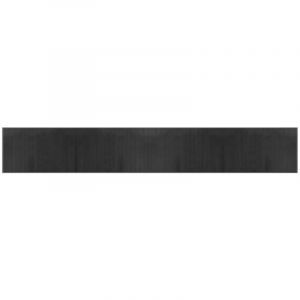 VidaXL Tapis rectangulaire gris 60x400 cm bambou Gris