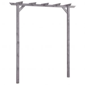 Image de VidaXL Pergola de jardin Gris 200x40x205 cm Bois de pin imprégné