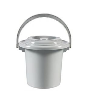 Curver Seau de toilette 5L Gris clair