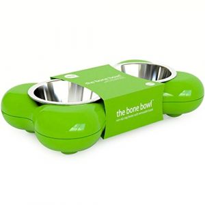 Image de Hing Mangeoir pour chiens en forme d'os