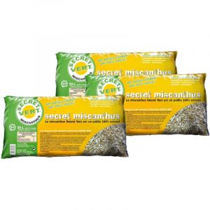 Secret vert Paillis de miscanthus 5kg Lot de 3