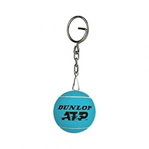 Dunlop 10297887 ATP Keyring Blue 1 Adulte Unisexe, Bleu, 0