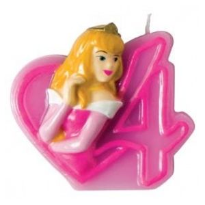 Image de Procos Bougie Disney Princesses Journey : Chiffre 4