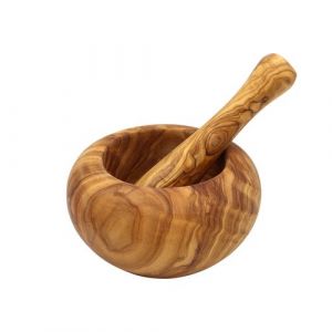 Chevalier Diffusion Mortier rond 15 cm en olivier