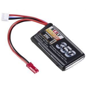 Reely Pack de batterie (LiPo) 7.4 V 350 mAh Nombre de cellules: 2 25 C Softcase BEC X949102