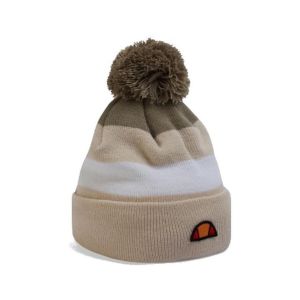 ELLESSE Tanvi Pom Pom Khaki/Beige - Bonnet - beige - Onesize - 100% Polyacrylique,Tricots
