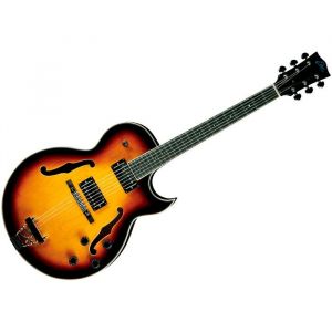 Eko Guitare demi-caisse SA750 Jazz Sunburst