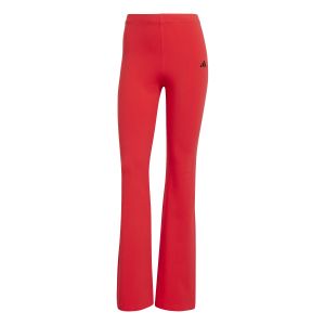 Adidas Femme Essentials Small Logo Flared Leggings, Pure Ruby/Black, L