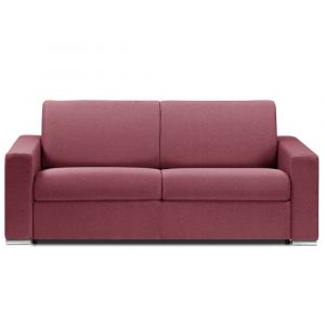 Image de INSIDE Canapé RAPIDO 3 Places DREAMER Convertible lit 140*190*14 Couchage Quotidien, Tweed Cross Rouge.