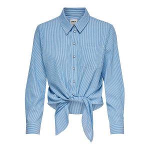 Image de Only Chemise Manches Longues Lecey Md Blue Ml Shirt L Bleu 97007