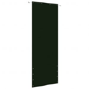 Image de VidaXL &Eacute;cran de balcon Vert fonc&eacute; 80x240 cm Tissu Oxford