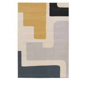 DRAWER Tapis contemporain à motif géométrique - 200x290cm - Tuma