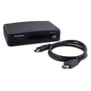 Metronic 441670 Décodeur TNT HD-So.1.1-441615 - avec Cordon HDMI Noir