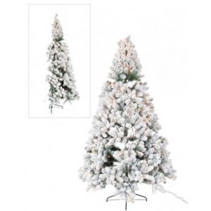 Image de Jolipa Sapin de Noël enneigé avec lumières (225 cm)