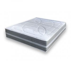 Essenzia Matelas SPRING 1200 et Latex Pulse COTON ORGANIQUE 90x200