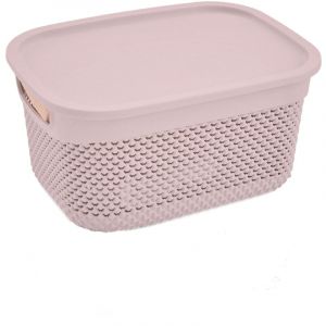 Panier rectangulaire moyen avec couvercle 6,6 Litres 7house