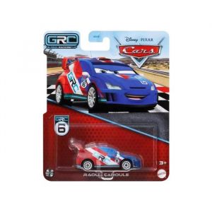 Mattel Coffret voiture cars voiture raoul caroule - set v&eacute;hicule miniature + 1 carte tigre