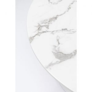 Kare Design Table Veneto blanche 110cm