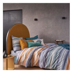 Image de Olivier Desforges Housse de couette en percale de coton 80 fils, amorgos Multicolore - Couleur Multicolore - Taille XL
