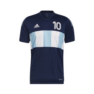 Adidas Messi Tiro Number 10 Training Jersey Blue, pointure Medium - Bleu - Taille Medium