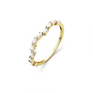 FAVS Bague pour femme 89162891 375 Or jaune
