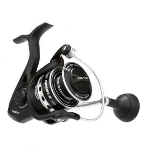 Penn Pursuit IV 3000 Moulinet à Lancer en Eau salée, pour Une Utilisation Polyvalente, Bateau, Kayak, Rive, Noir argenté