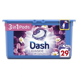 Image de Dash 2 en 1 Lessive liquide avec adoucissant Lénor intégré, fraîcheur Fleurs de lotus et lys
