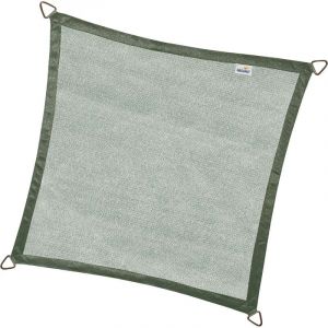 Nesling Voile d'ombrage Coolfit - Carré 5 m 170 - Couleur voile ombrage Vert olive