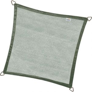 Nesling Voile d'ombrage Coolfit - Carré 5 m 170 - Couleur voile ombrage Vert olive