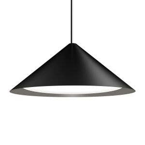 Louis Poulsen Suspension Keglen LED / Ø 65 cm - Aluminium noir en métal