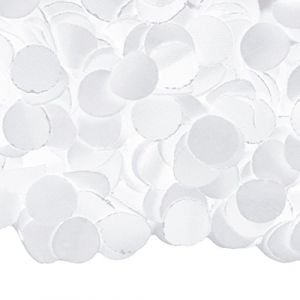 Folat Confetti Luxe 1kg (brv) Wit [Party Supplies]